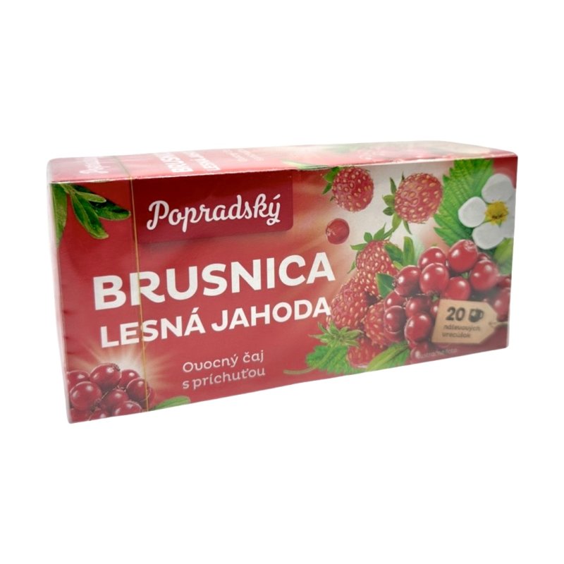 Čaj ovocný Brusnica-lesná jahoda 40g BOP