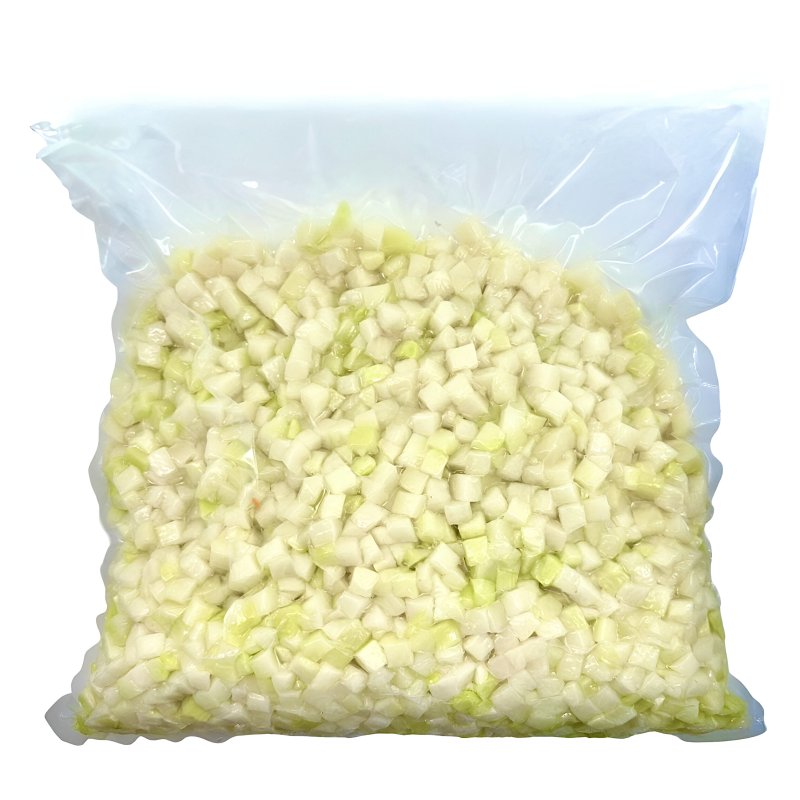 Kaleráb čistený kocky 3kg/ks