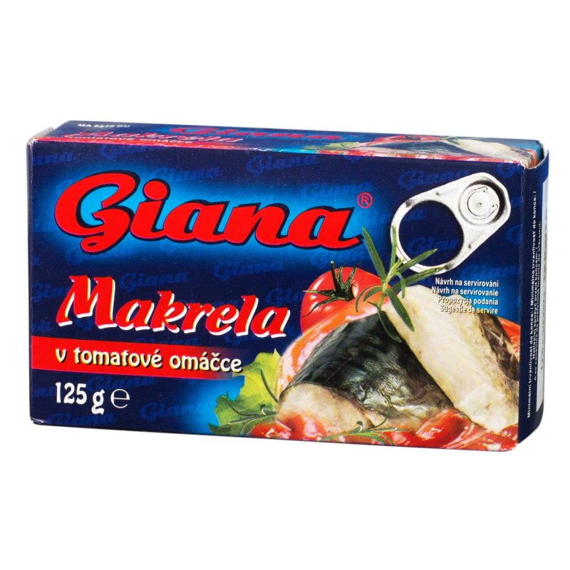 Makrela v paradajkovej omáčke 125g Giana