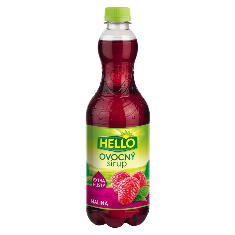 Sirup ovocný Malina 0,7l Hello