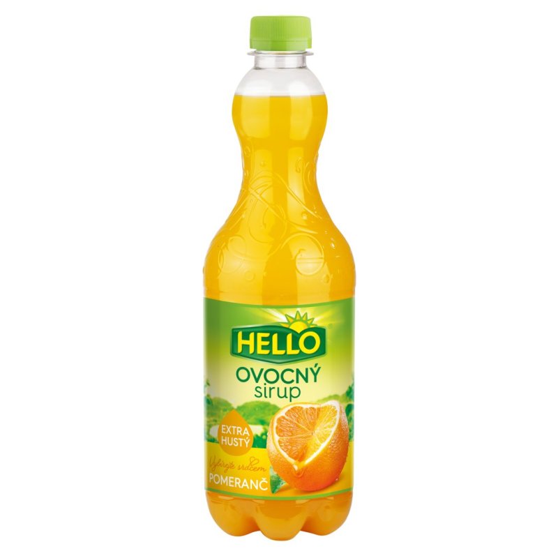 Sirup ovocný Pomaranč 0,7l Hello