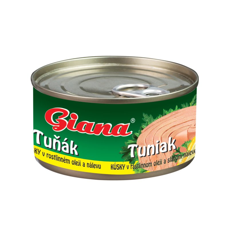 Tuniak kúsky v rastlinnom oleji 170g Giana