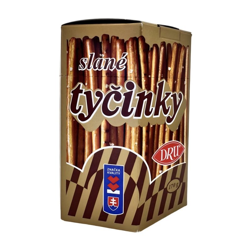 Tyčinky slané Dru 170g Dóza