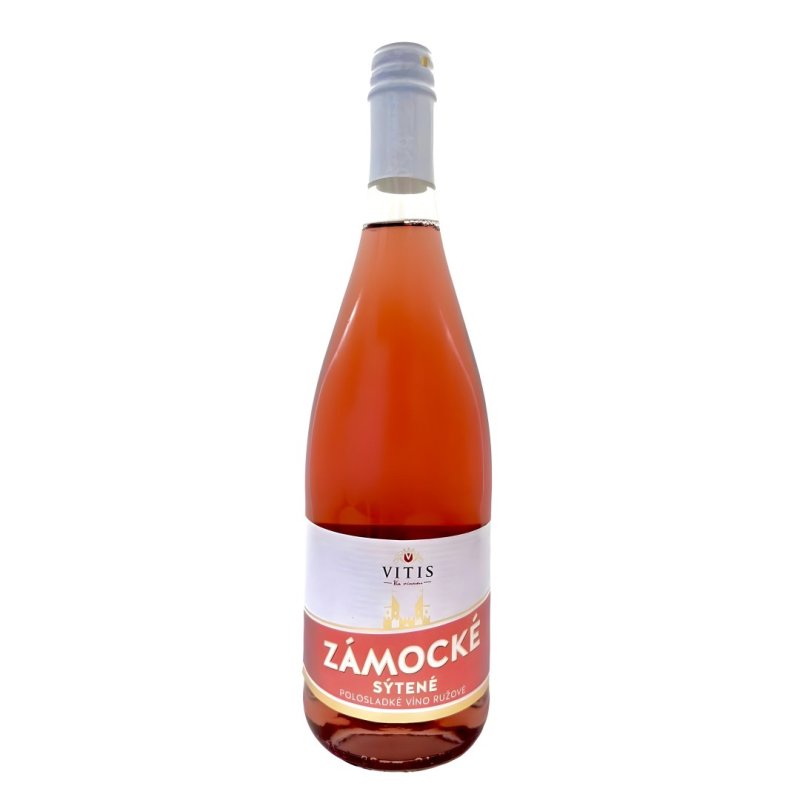 Víno Zámocké Sýtené Rose 0,75l Vitis