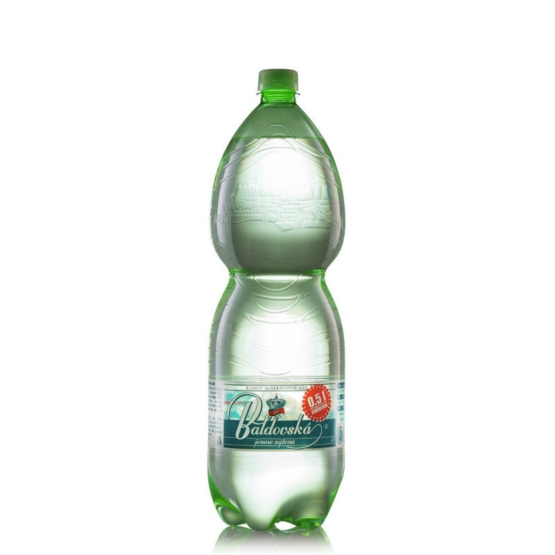 Voda Baldovská jemne sýtená 1,5l+0,5l zdarma
