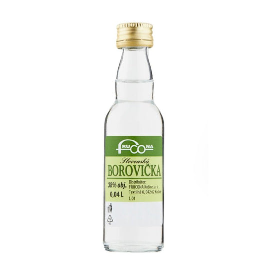 Borovička slovenská 38% 0,04l