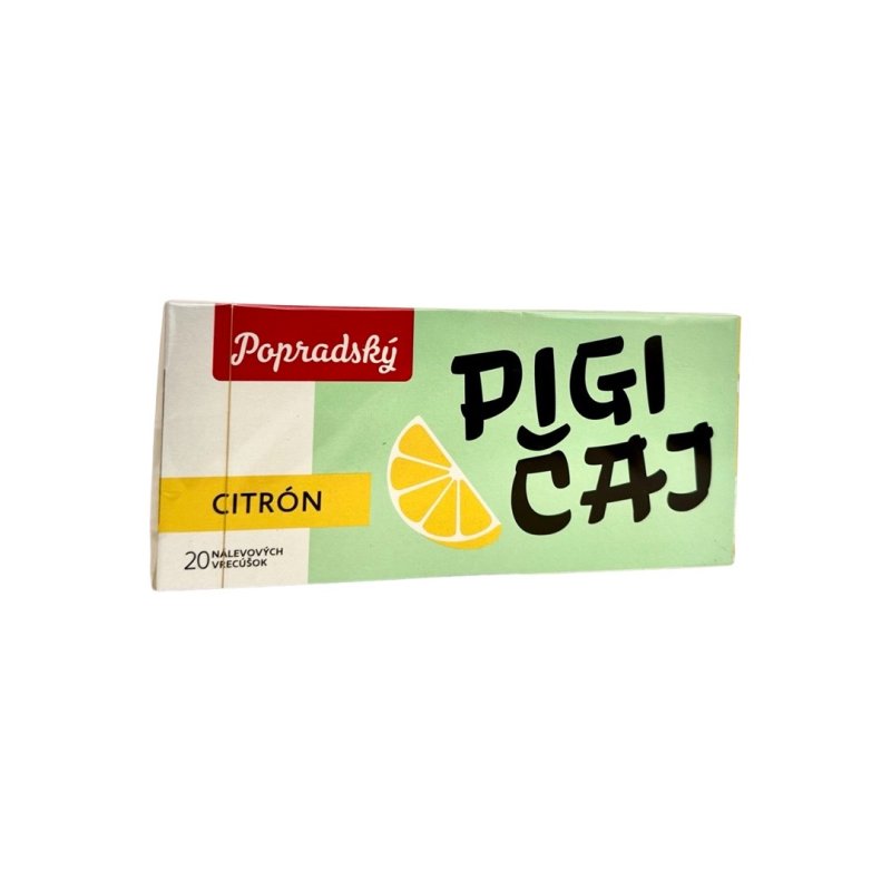 Čaj čierny Pigi - citrón 30g BOP