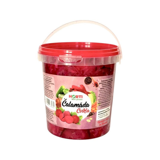 Čalamáda s cviklou - Zeleninový šalát v sladkokyslom náleve 870g