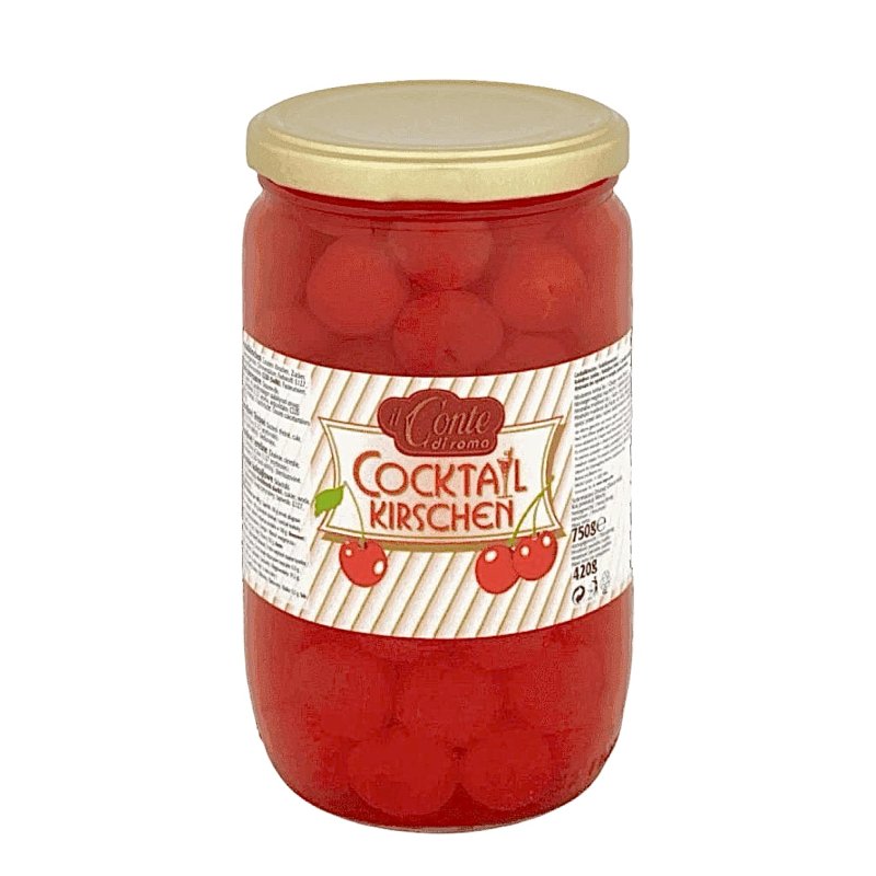 Čerešne Koktejlové Červené Bez Stopky 750g