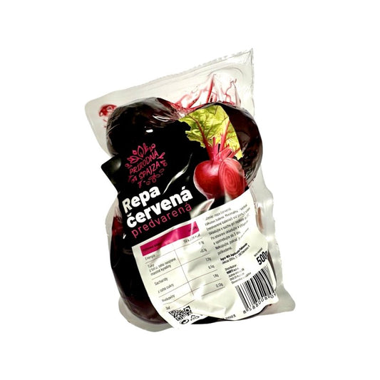 Červená repa predvarená  500g/kus