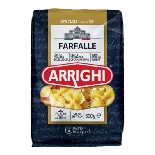 Cestoviny Farfalle Semolinové 500g Arrighi