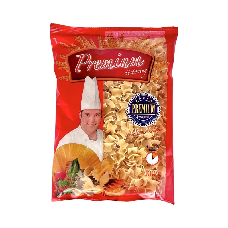 Cestoviny Fliačky bezvaječné 400g Premium
