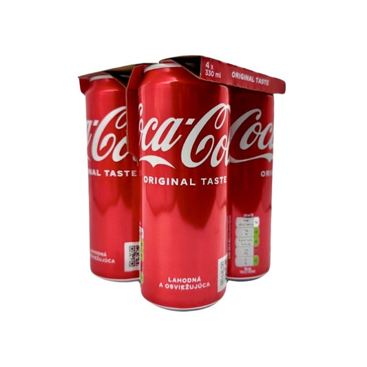 Coca Cola 4x0,33l plech