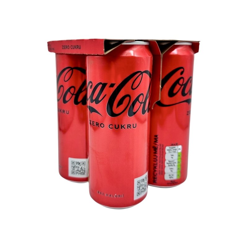 Coca Cola Zero 4x0,33l plech