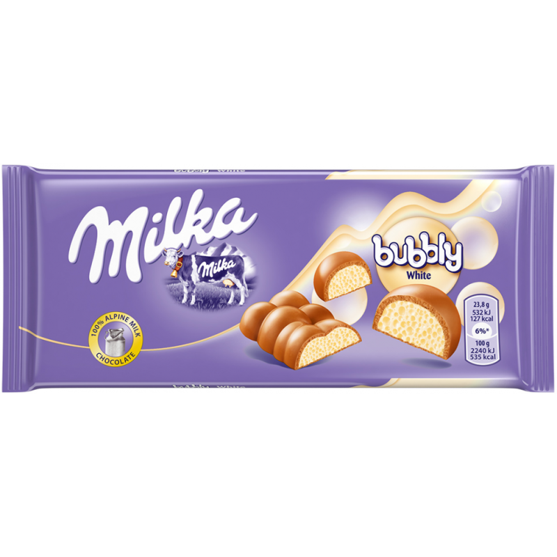 Čokoláda Milka Bubbly Mliečna 90g