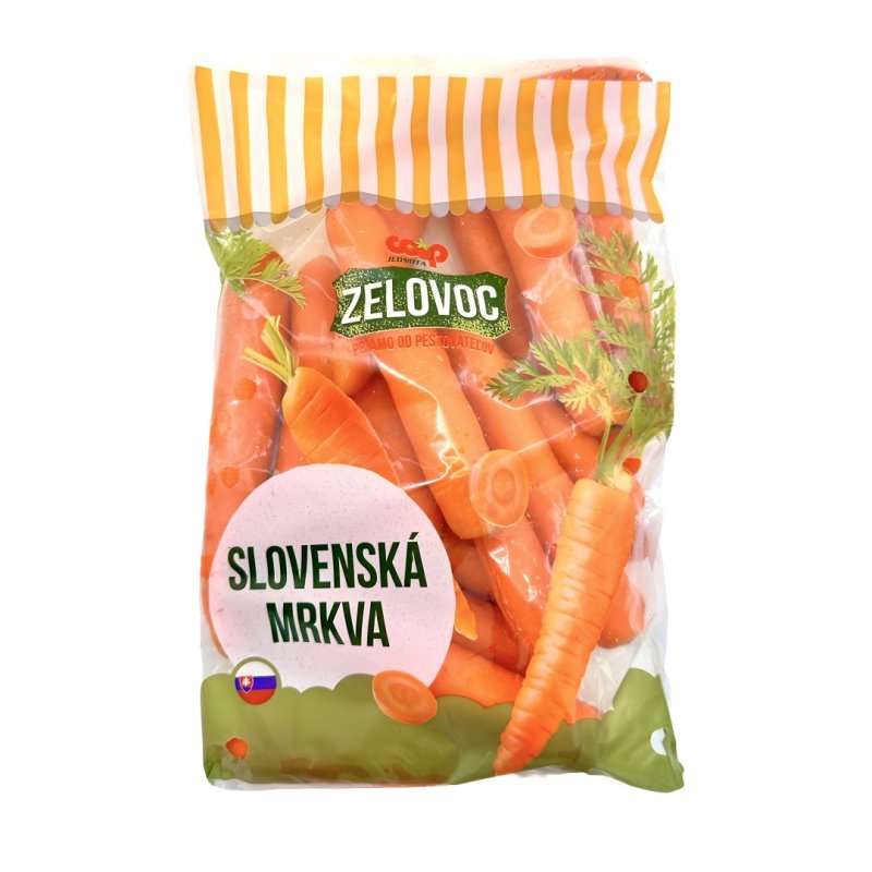 COOP Mrkva praná 1 kg Zelovoc