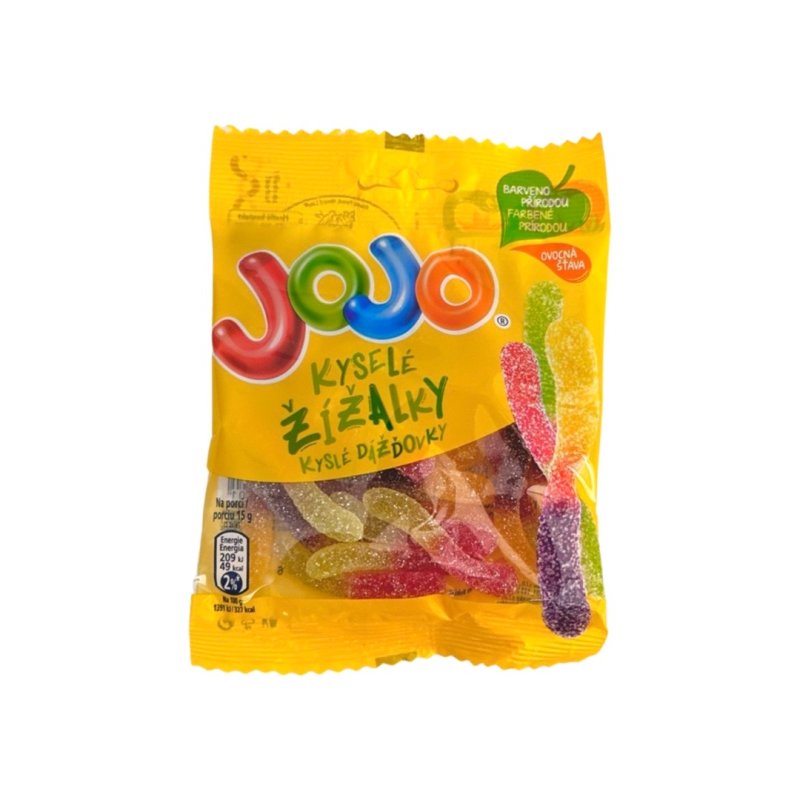 Cukríky Jojo Kyslé Dážďovky 80g
