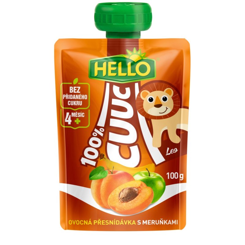 Detská výživa Marhuľa 100% Cuuc 100g Hell