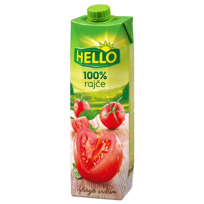 Džús Paradajka 1l 100% Hello TPP