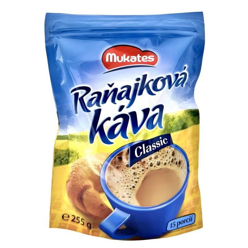 Káva Raňajková 255g Mukates