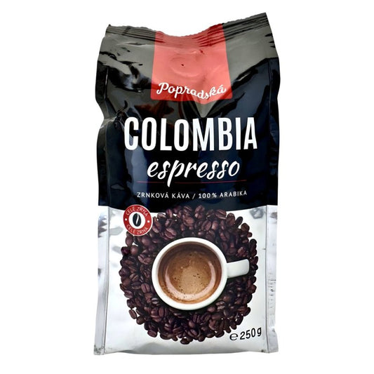 Káva zrnková Colombia espresso 250g BOP