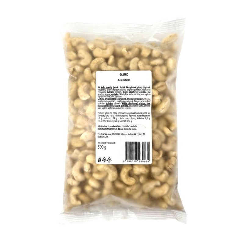 Kešu natural 500g