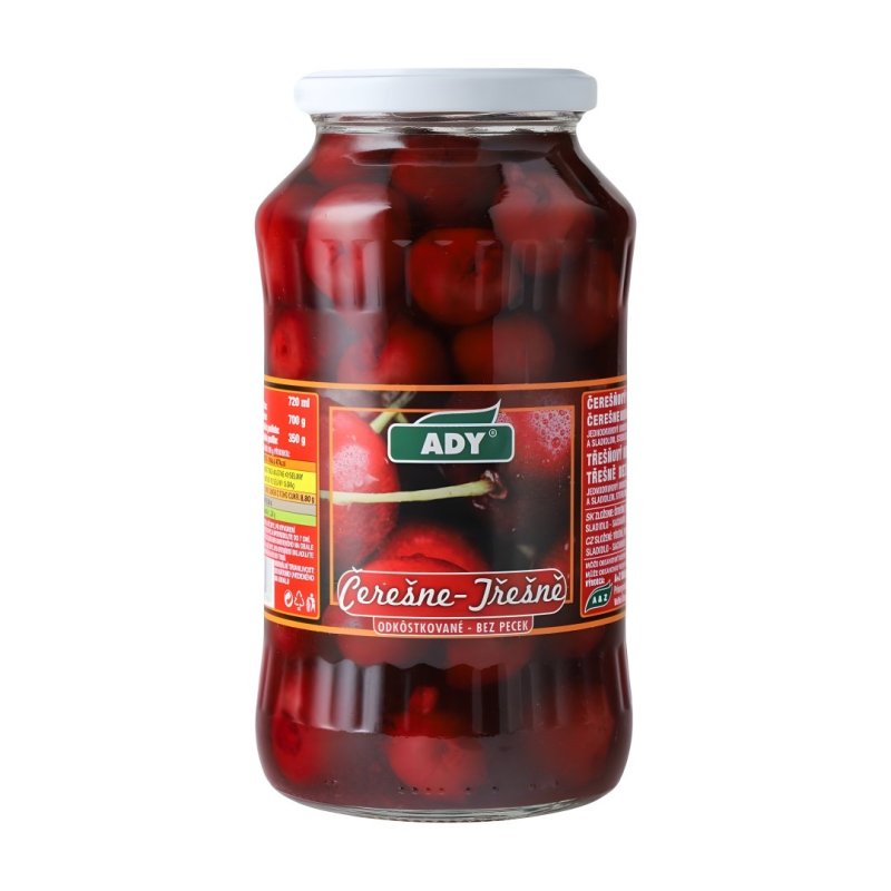 Kompót Čerešne odkôstkované 720ml PP350g Ady