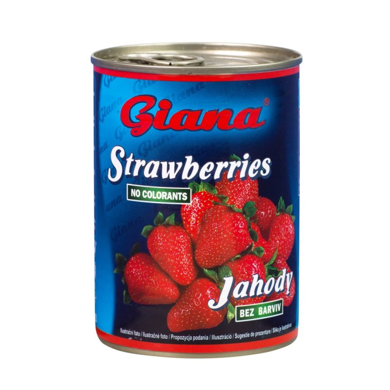 Kompót Jahodový 425ml Giana