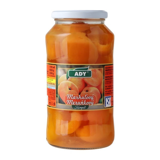 Kompót Marhule 720ml PP330g Ady