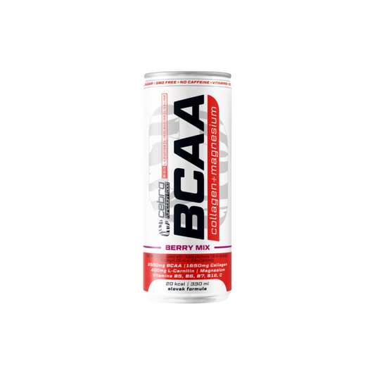 Nápoj BCAA Collagén+Magnézium Berry mix 330ml plech