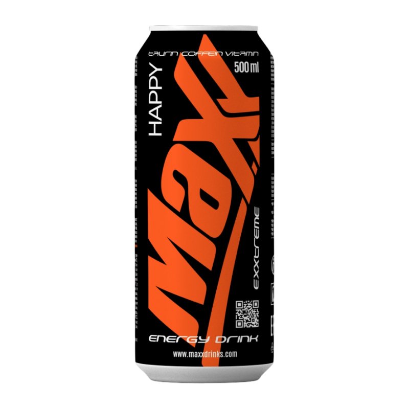 Nápoj energetický Maxx Happy 500ml plechovka