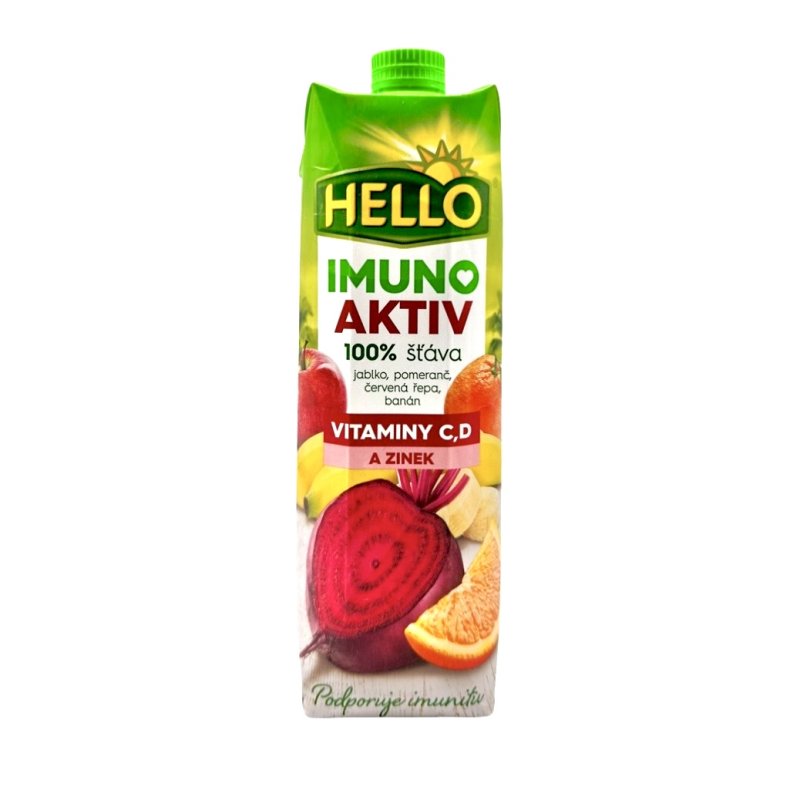 Nápoj Imuno Červená repa100% 1l Hello