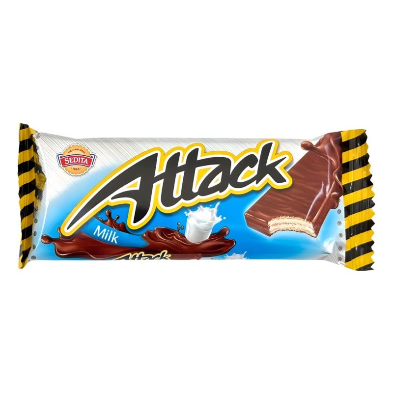 Oblátka Attack Mliečne 30g clm.Sedita