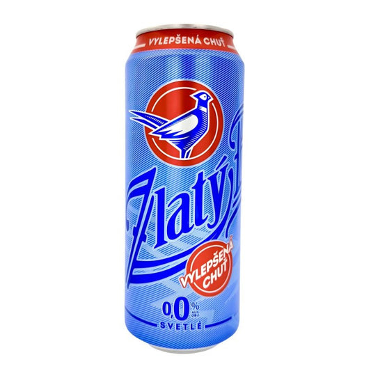 Pivo Zlatý Bažant 0,0% Nealko 0,5l Plech
