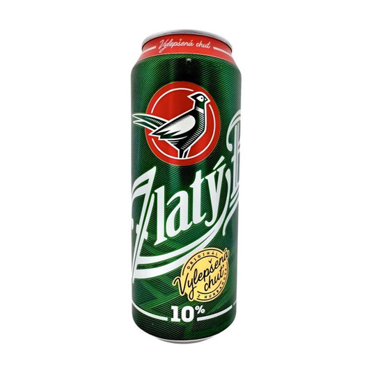 Pivo Zlatý Bažant 10% 0,5l plech