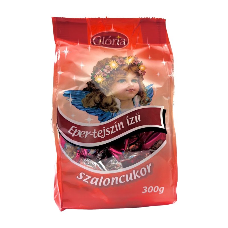 Salónky s jahodovou príchuťou celomáčané 300g