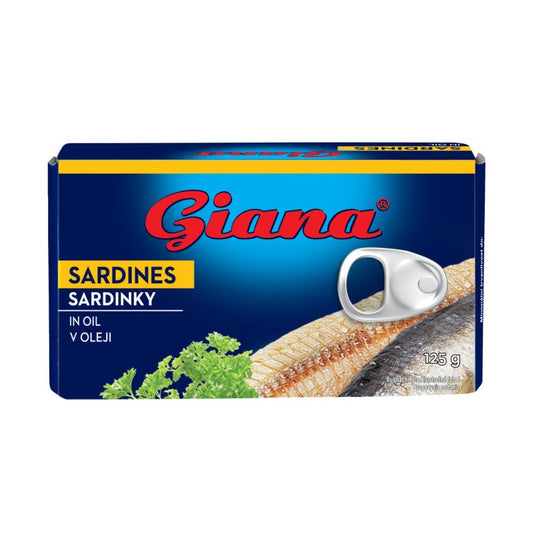 Sardinky v rastlinnom oleji 125g Giana