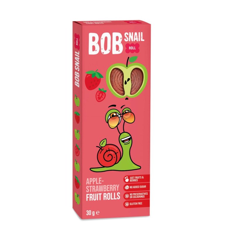 Snack ovocný Bob Snail 30g Jahoda