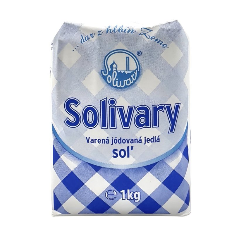 Soľ Jódovaná 1kg Solivary