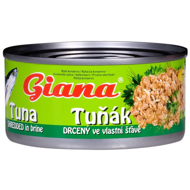 Tuniak drvený vlastná šťava 170g Giana