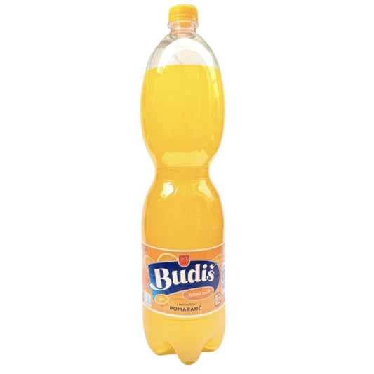 Voda Budiš Pomaranč 1,5l PET